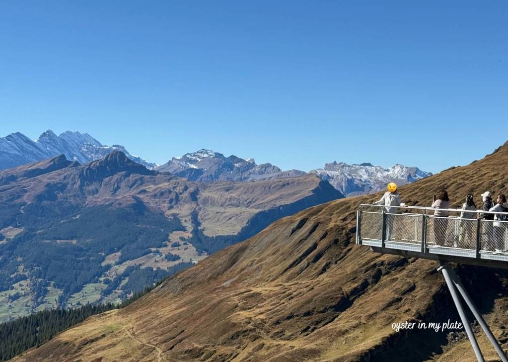 클리프워크 유리바닥 전망대에서 사진찍는 사람들